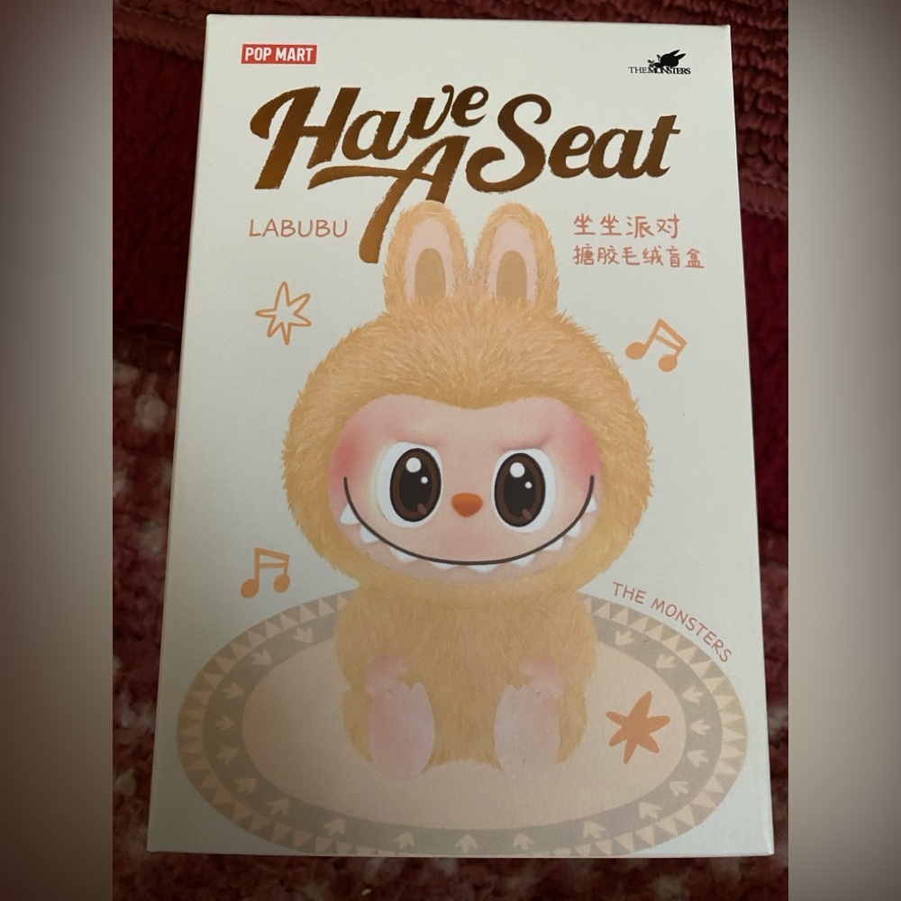 Authentic PopMart Labubu- Have a Seat (BABA)
